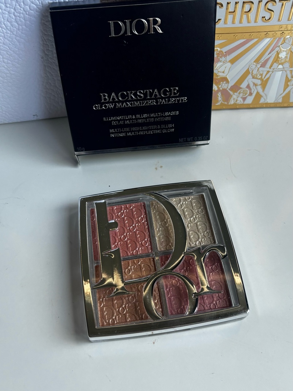 Dior Backstage Glow Maximizer Palette - Highlighter Pearly Peach Glow